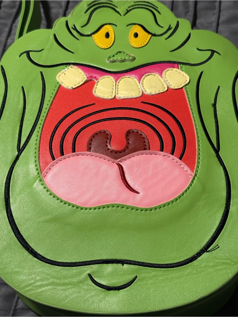 NWT Vixen by Micheline Pitt Novelty Ghostbusters Slimer Crossbody Bag - Picture 13 of 15